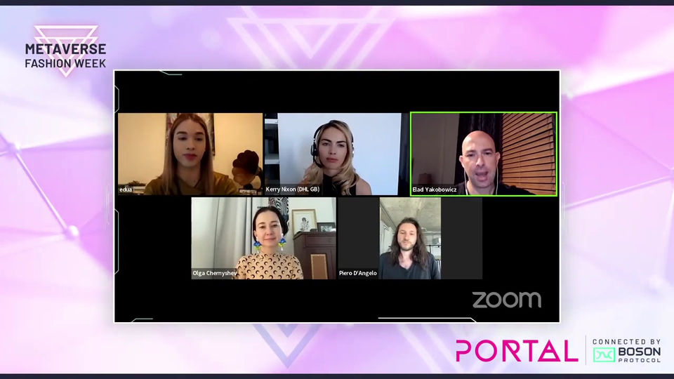 Digital Fashion: pollution & identity @ Metaverse Fashion Week / Boson Portal